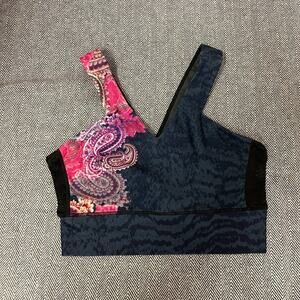 NANETTE LEPORE - Floral Paisley Sports Bra
